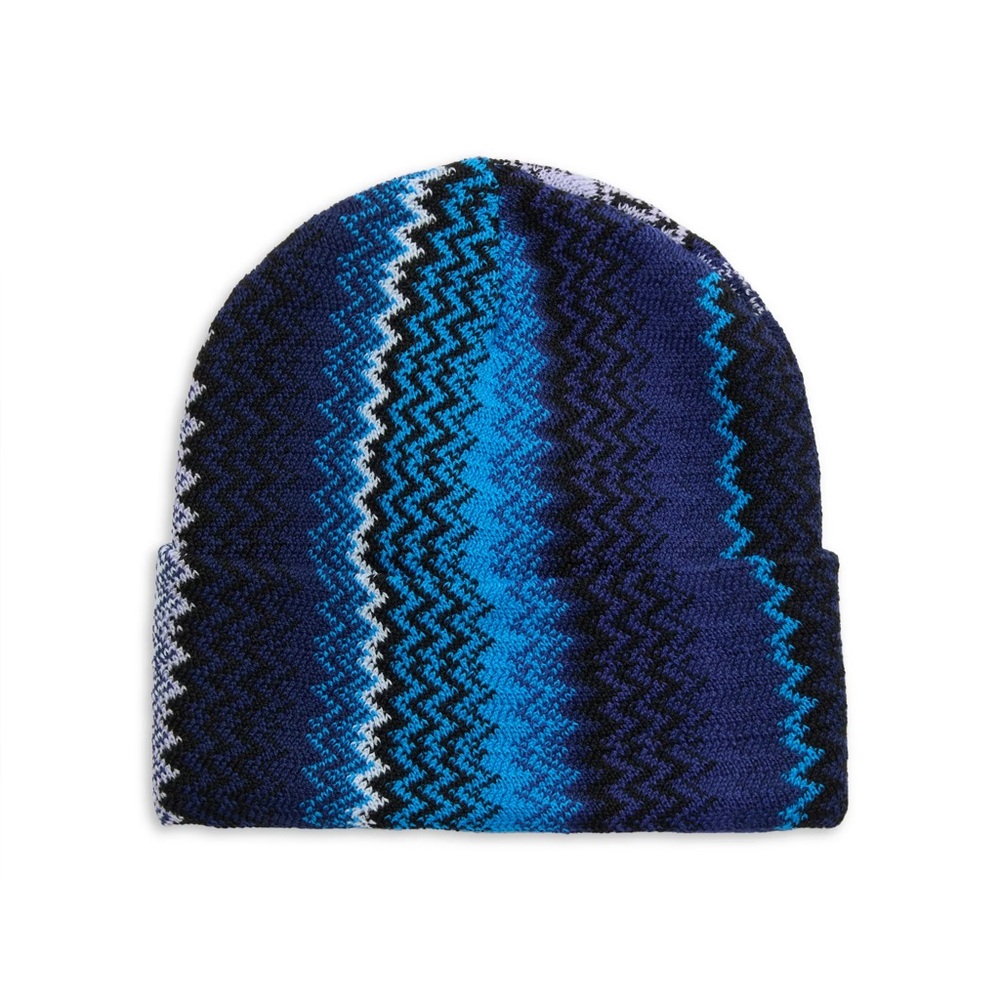 NWT Blue Zig-Zag Missoni Hat